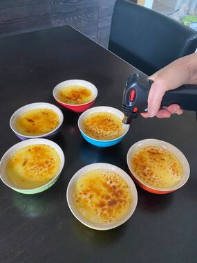 《一齊開餐》5/5 食譜 - 法式焦糖燉蛋(crème brûlée )